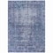 Homeroots 10' X 14' Navy Blue Oriental Washable Indoor Outdoor Area Rug 607565 - alternate 4