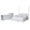 Baxton Studio Hoffman Scalloped Bedroom Set with Chest, White, King 272-14815-14816-14817-14819-ZORO - alternate 1