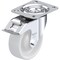 Zoro Select Plate Caster, Swivel, 4 15/16"H L-PO 100KA-FI - alternate 1
