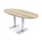 Skutchi Designs 6 Person Conference Table With Power Unit | 6' Boval Table | Harmony Series HAR-BOVL-36X72-T-K525-NA - alternate 1
