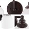 Jonathan Y Lydia 14" 2-Light Farmhouse Cottage Metal LED Vanity Light w/ Frosted Glass Shades, Oil Rubbed Bronze JYL7550C - alternate 6