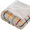 Homeroots 50" X 60" White Yellow and Green Faux Fur Geometric Plush Throw Blanket 535297 - alternate 4