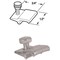 Prime-Line 1/2'' W.x3/4'' L. Storm Door Panel Clip with 1/16'' Offset, 8 Count PL7957 - alternate 1