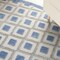 Homeroots 8' Blue And Gray Round Geometric Indoor Outdoor Area Rug 546854 - alternate 4