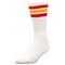 Railroad Sock "Team Spirit" Striped Crew Socks, Red/Gold, 2PK 1570S RD/GD - alternate 2
