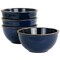 Gibson Elite Dumont 4 Piece Terracotta Bowl Set in Dark Blue 134005.04 - alternate 1