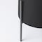 Homeroots Set of Two Black Metal 20 Ounce Round Pot Planters, 2PK 609411 - alternate 2