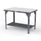 Strong Hold 7 GA Industrial Shop Table with UHMW Top T4830-UHMW - alternate 2