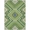 Homeroots 3' X 5' Green Ivory And Beige Tribal Washable Indoor Outdoor Area Rug 598118 - alternate 3