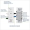 Leviton Lever Edge 15 amps 125 V White Weather Resistant GFCI Outlet EGFW1-0KW - alternate 2