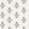 Chesapeake Hollyhock Aqua Floral Crest Wallpaper 4148-27415 - alternate 1