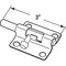 Prime-Line Door and Gate, Slide Barrel Bolt Latch 3 inch with Screws, Galvanized with Brass Bolt and Knob U 117553 - alternate 2