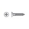 Hillman #4 x 3/4 In. Flat Head Phillips Zinc Wood Screw (100 Ct.) Zinc-Plated 40004 - alternate 2