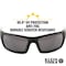 Klein Tools Safety Glasses, Anti-Fog & Anti-Scratch, Gray Lens, Black/Orange Frame, Full-Frame 60164 - alternate 3