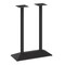 Flash Furniture Palis 27in. W x 15in. D Dining Height Double Column Table Base for 30in. x 48in. Table Tops, Black XU-DG-TB002-OUT-BLK-GG - alternate 1