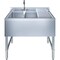 Amgood Sink Bar, Stainless Steel, 19 in W x 36 in L x 33 in H SINK BAR S2C-101410-R-F-Z - alternate 2