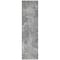 Homeroots 8' Runner Gray Abstract Washable Non Skid Indoor Outdoor Runner Rug 564261 - alternate 5