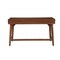 Homeroots 52" Brown Solid Manufactured Wood Writing Desk with Three Drawers 524095 - alternate 2