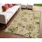 Homeroots 4' X 6' Ivory Green And Yellow Floral Indoor Outdoor Area Rug 548152 - alternate 4