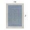 World Rug Gallery Contemporary Braided Weather Resistant Reversible Indoor/Outdoor Rug 5 ft x 7 ft Blue WR112BLUE5X7 - alternate 2