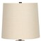 Homeroots 25" Cream Geometric Table Lamp With Beige Empire Shade 545866 - alternate 5