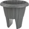 Pure Garden Railing Planter 13.5 in Round Flower Box w/ Drainage Insert 2.64-Gallon Outdoor Planter Box 50-LG1464 - alternate 1