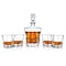Nutrichef Home Bar Whiskey Decanter Set, Glass Decanter with Four 800ml Whiskey Glasses, Elegantly Styled with NCGD4C168 - alternate 1