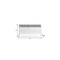 Homeroots 61" White Manufactured Wood Four Drawer Double Dresser 473091 - alternate 4