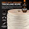 Xpose Safety White Trickline Rope, 1/8 in x 300 ft, Heavy Duty, Theatre, Stage, Rigging & Utility Use WTL-300-X - alternate 3
