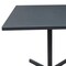 Homeroots 32" Gray Square Aluminum Pedestal Base Dining Table 372206 - alternate 4
