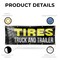 Signmission Tires Truck and Trailer, 48 Inch x 120 Inch, Vinyl Banner B-120-30895 - alternate 3