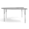 Flash Furniture Commercial Adjustable Height Horseshoe Activity Table-Standard Legs in Gray XU-A6066-HRSE-GRY-T-A-GG - alternate 5