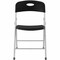 Lorell CHAIR, FOLDING, 250 LB, SMOKE LLR62529 - alternate 2