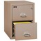 Fireking 2 Drawer, 2 Hr Fire & Impact Rated, Vertical, 31" depth Letter Taupe 2-1929-2TA - alternate 2
