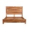 Homeroots Three Piece Brown Solid Wood Bedroom Set 569387 - alternate 7