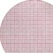 Homeroots 8' Pink And Ivory Round Geometric Washable Indoor Outdoor Area Rug 595585 - alternate 2