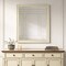 Homeroots 52" Ivory Distressed Wood Framed Accent Mirror 632866 - alternate 2