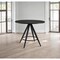 Homeroots 36" Black Wood and Steel Round Top Dining Table 602237 - alternate 4