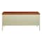 Hirsh Left-Hand Single Pedestal File Office Desk W/ Center Drawer, 30 in D X 29.5 in H, 66 in W X 20097 - alternate 3