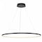 Jonathan Y Brice 35" Modern Contemporary Metal Round Integrated LED Pendant, Matte Black JYL7220A - alternate 1