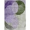 Homeroots 3' X 5' Lavender Purple And Green Geometric Washable Indoor Outdoor Area Rug 604917 - alternate 2