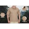 Propper Men's Uniform Polo, 100% Polyester Pique, 3 Button, 1 Pocket(s), Silver Tan, 7XL F5355 - alternate 2