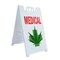 Signmission Medical Cannabis Dispensary, A-Frame & 2 Decals Installed, Heavy-Duty Plastic Frame SBHD-D-2436-Medical Cannabis Dispensary - alternate 1
