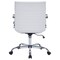 Leisuremod Harris Faux Leather Office Chair, White HO19WL - alternate 5