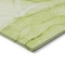 Homeroots 8' Runner Green Abstract Washable Non Skid Indoor Outdoor Runner Rug 559740 - alternate 2