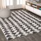 Jonathan Y Aisha Moroccan Triangle Geometric Cream/Black 8 ft. x 10 ft. Area Rug MOH206A-8 - alternate 3
