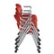 Regency Rico Classroom Training Mobile Stack Chair with Arms - Red, 4PK K306-RD-4PK - alternate 5