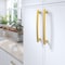 Richelieu 12-inch (305 mm) Center to Center Aurum Brushed Gold Transitional Cabinet Pull BP525412158 - alternate 4