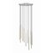Z-Lite Forest 11 Light Chandelier, Brushed Nickel, 24 In W x 23.75 In H 919MP24-11R-BN-LED - alternate 2