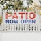 Signmission Patio Now Open, 18 Inch x 48 Inch, Vinyl Banner B-30780 - alternate 3